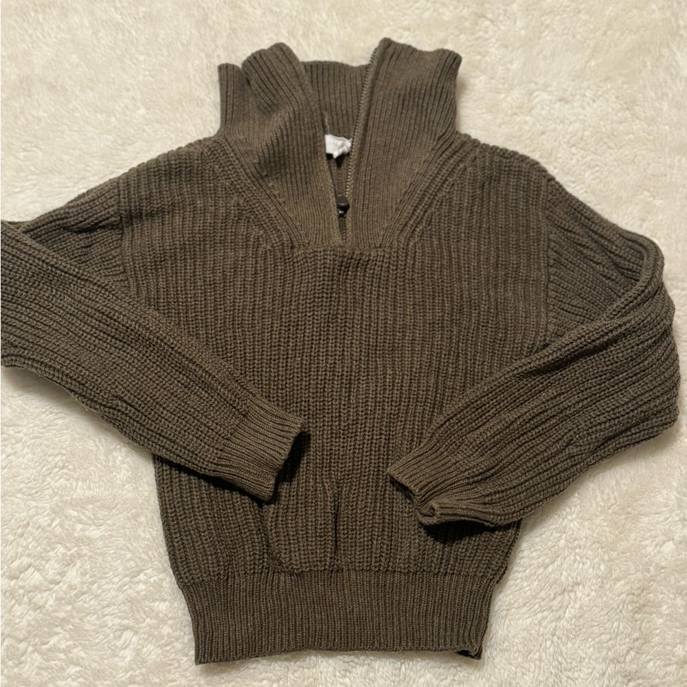 Jamie Kay Jack Zip Jersey in Pine Marle Sz 3